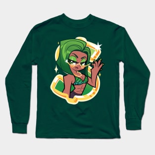 The Green Goddess Long Sleeve T-Shirt